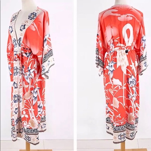 Bohemian maxi kimono - Picture 4 of 4